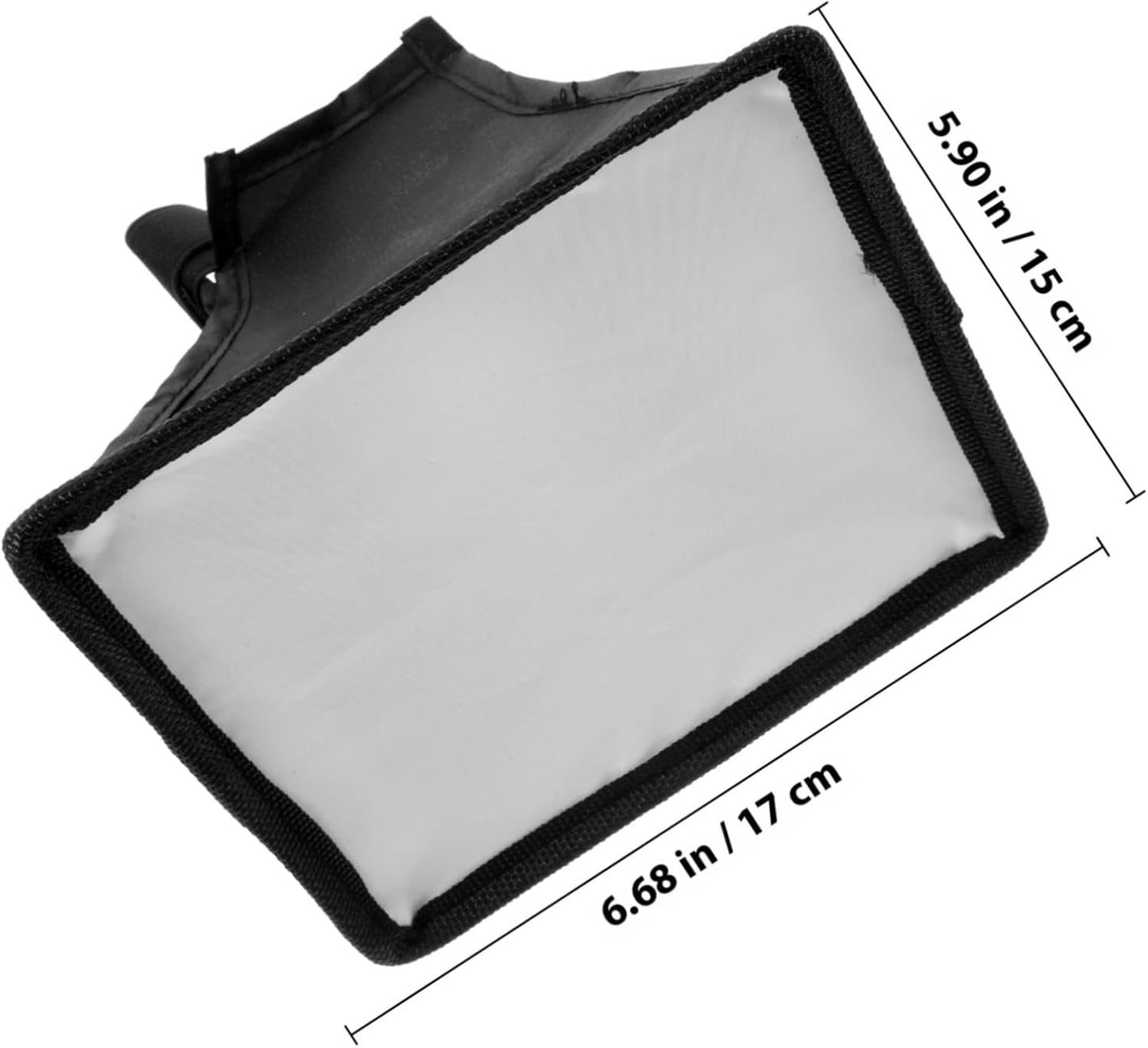 Portable Camera Flash Diffuser Softbox Flash Light Softbox Lightweight Portable Soft Light Diffuser Easy to Install and Use