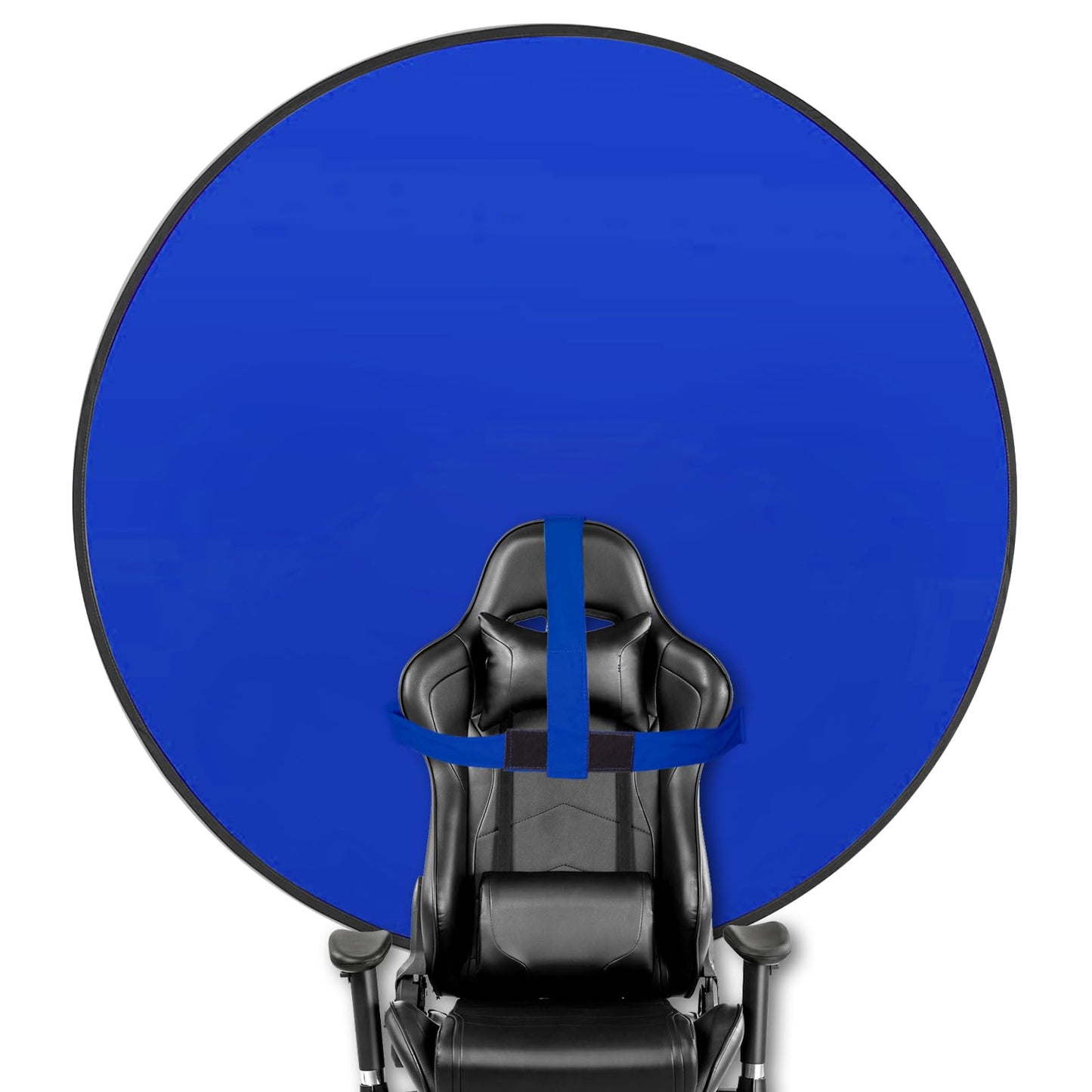 Portable Green Screen Chair, 57 in Greenscreen Backdrop with Stand Double Sided Foldable Green Background, Chroma Key, for Photography Streaming Gaming Photo Zoom Video Chats and Meeting
