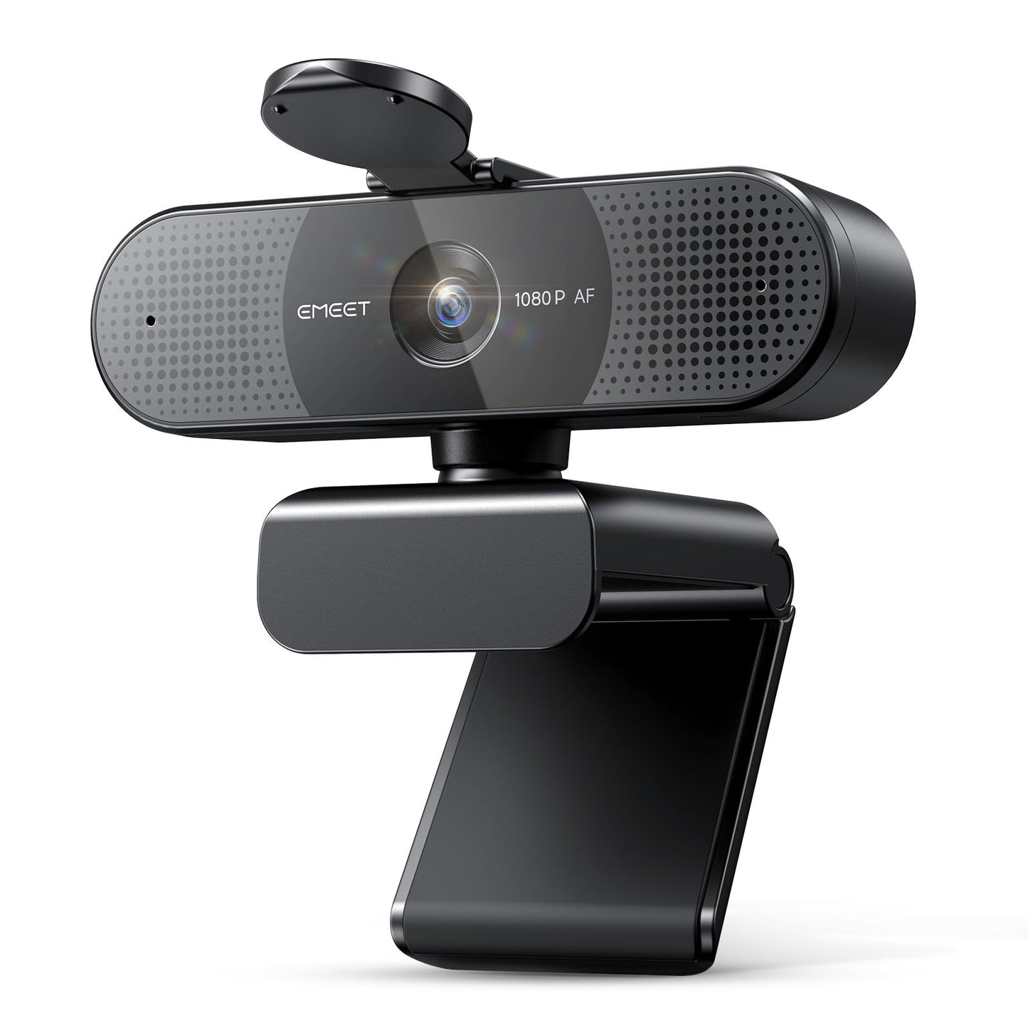 EMEET 1080P Webcam with Microphone, C960 Web Cam, 2 Mics, 90° FOV, USB Type-A & A-to-C Adapter, Plug&Play Computer Camera for Online Calling, Zoom/Teams/Facetime, Switch 2 Camera Support, 2025 Version