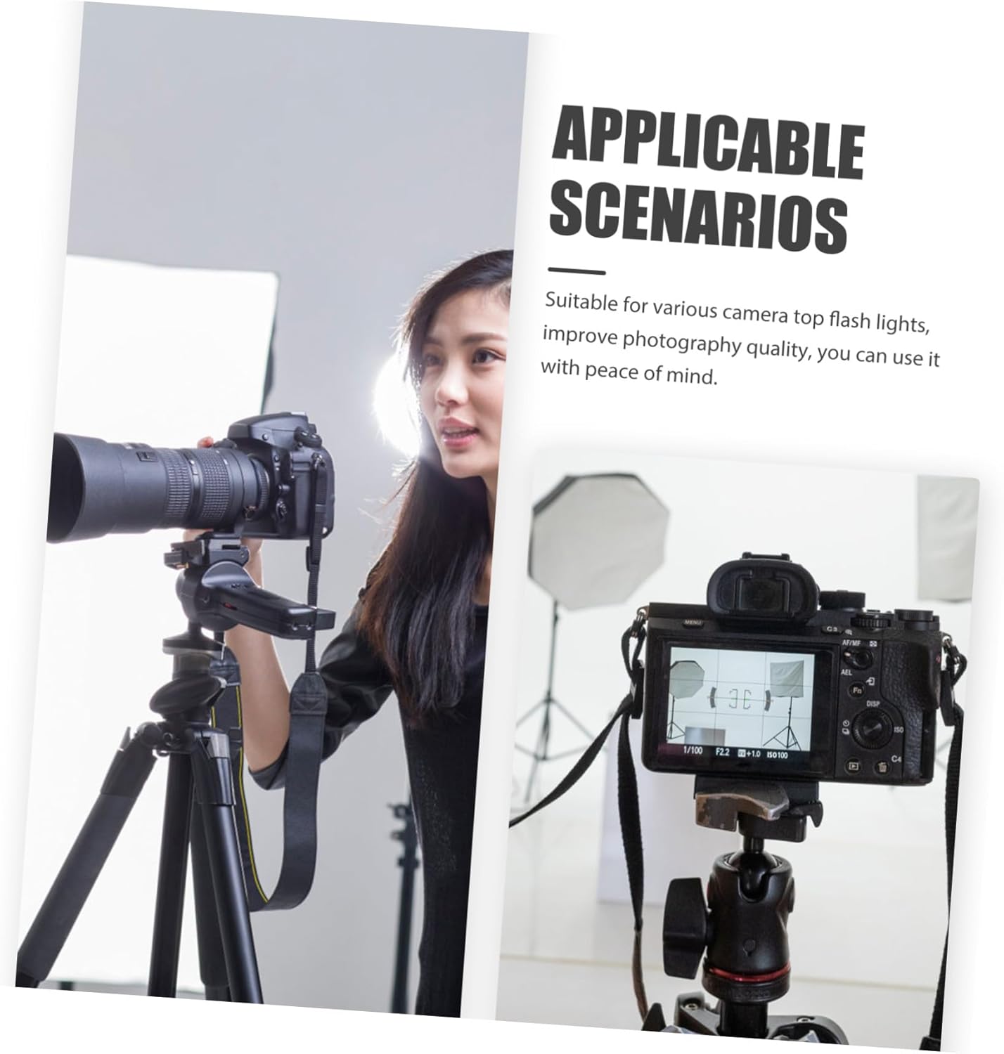 Portable Camera Flash Diffuser Softbox Flash Light Softbox Lightweight Portable Soft Light Diffuser Easy to Install and Use