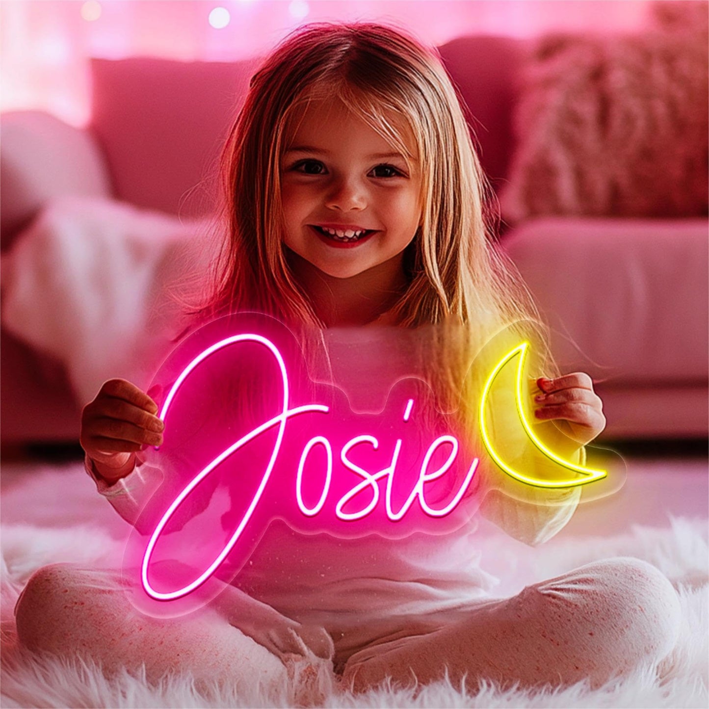 Custom Neon Signs, Personalized Large Led Neon Lights Sign,Neon Sign Customizable for Wall Decor Wedding Birthday Party Bedroom Bar Shop Name Logo Lights (Optional 18" to 60")