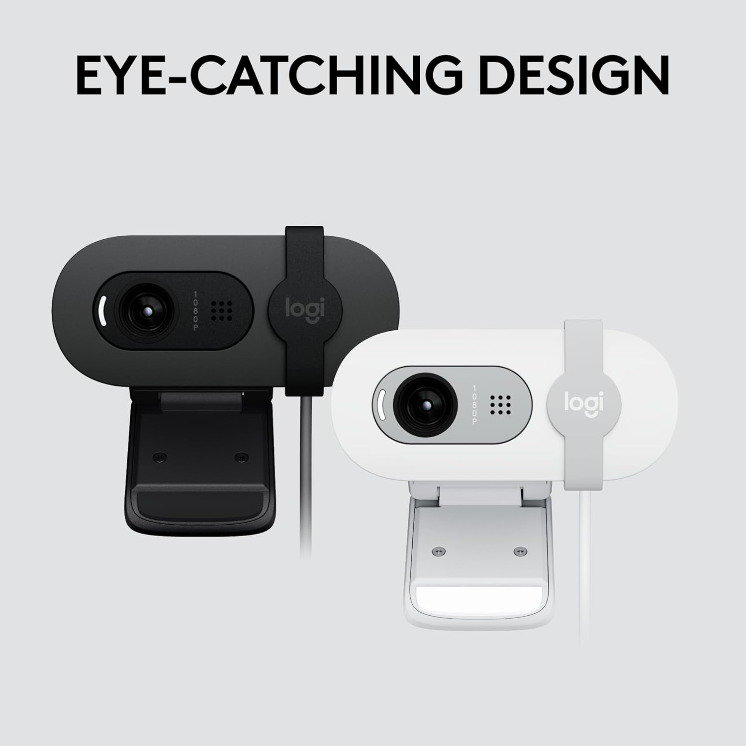 Logitech Brio 101 Full HD 1080p Webcam for Meetings, Streaming, Desktop, Laptop, PC - Built-in Mic, Shutter, USB-A, Teams, Zoom - Black